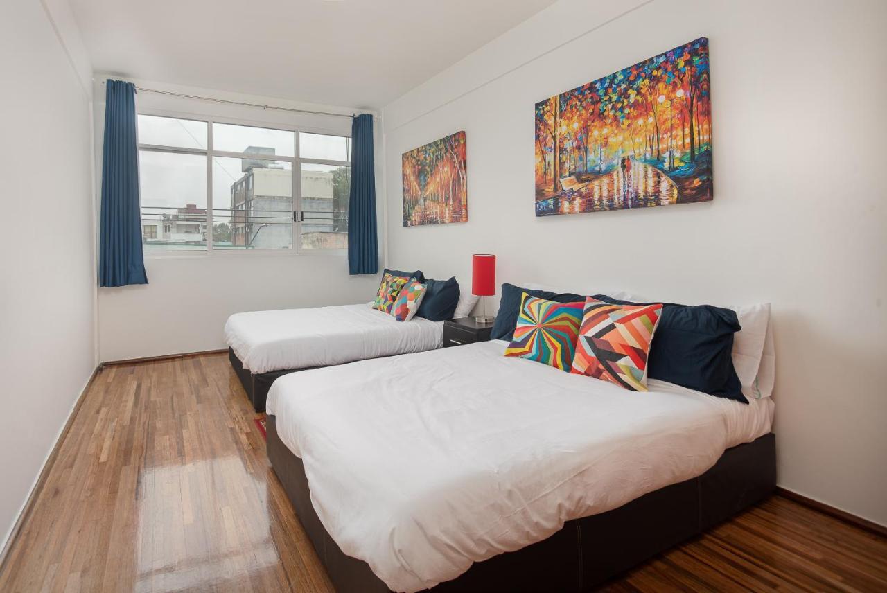 Roma Sur Apartments With Balcony - Family Friendly Mexico City Exterior photo